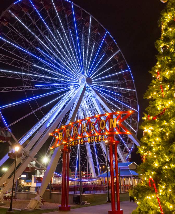 Christmas Tree The Track Ferris Wheel