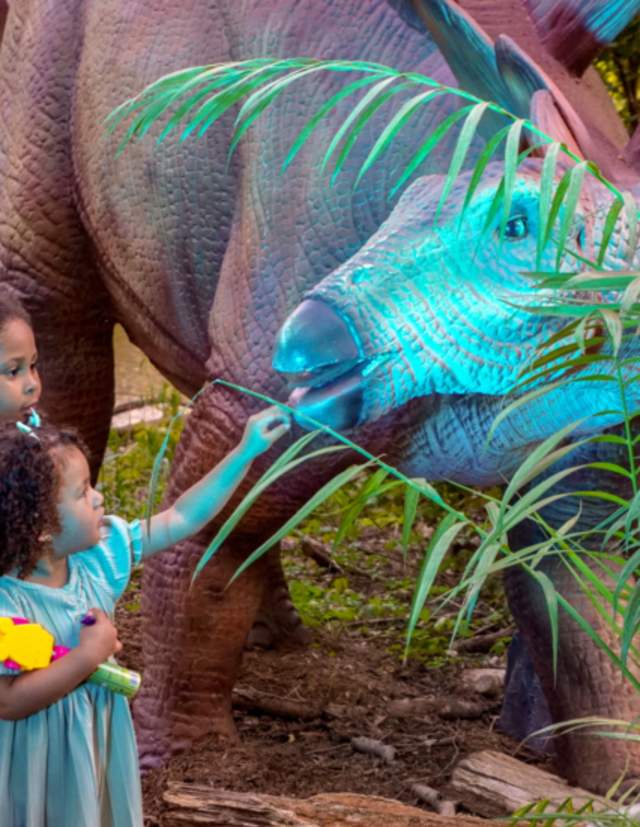 Dinosaurs at the Roger Williams Park Zoo