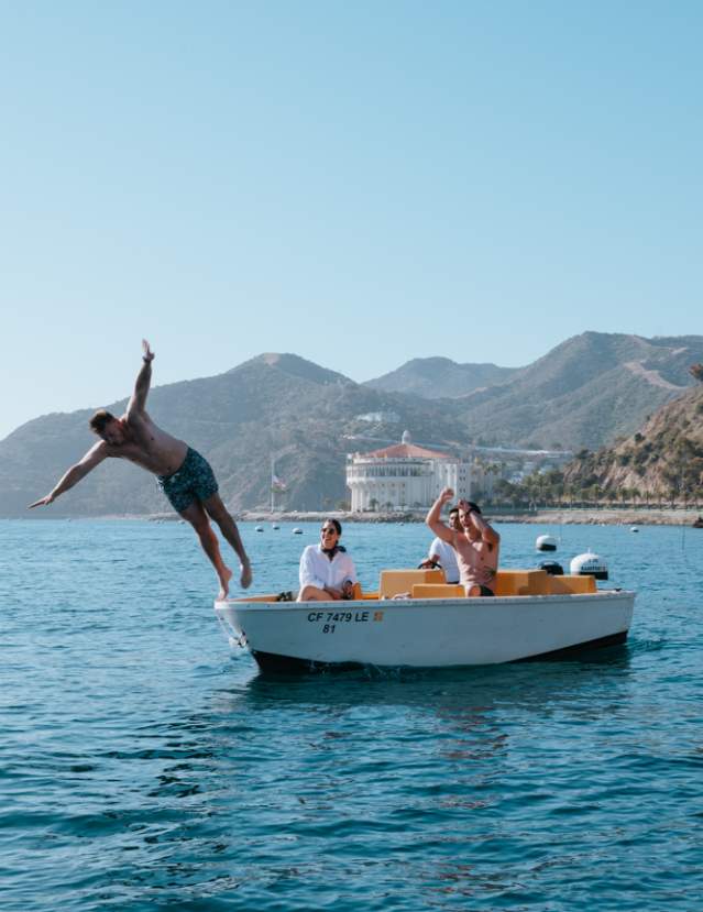 Catalina Boat Falling - Visitor Guide Cover Image