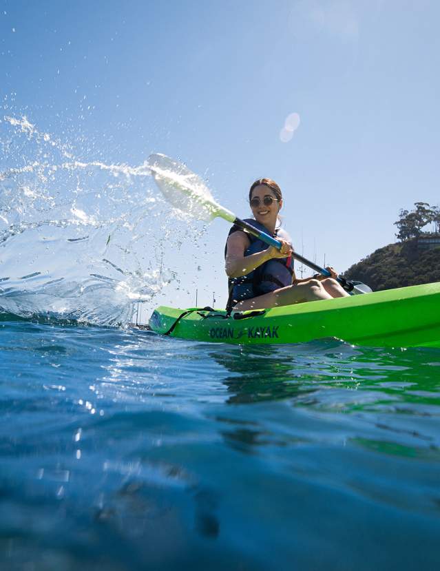 Kayaking on Catalina