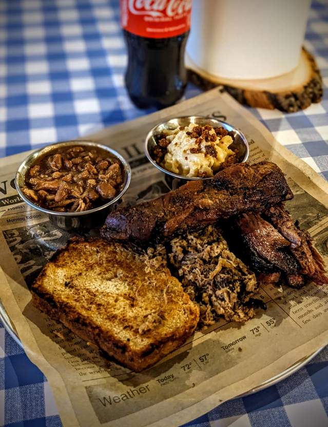 Magnolia Pitt BBQ Plate