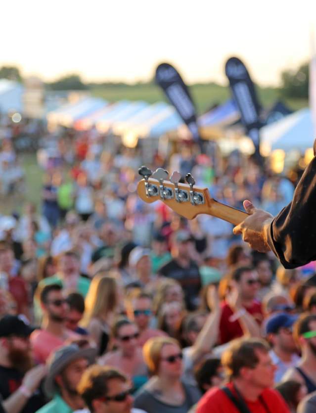 Fort Worth Music Festival guitar closeup