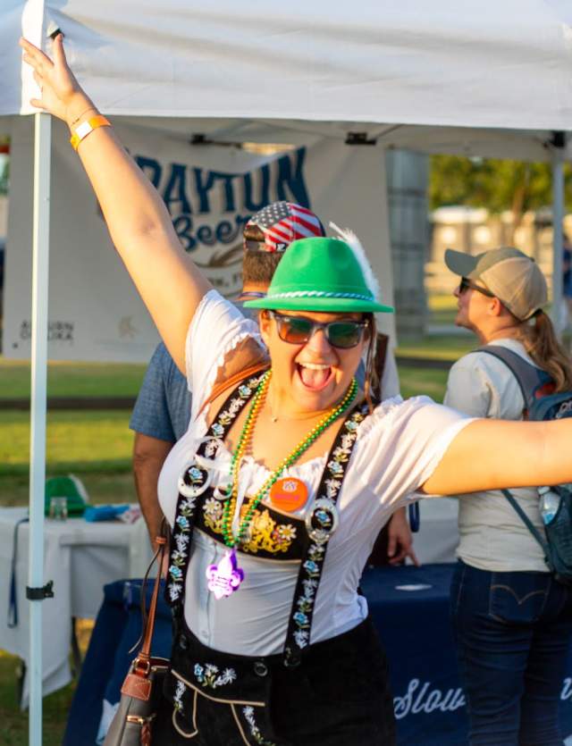 woman at Oktoberfest