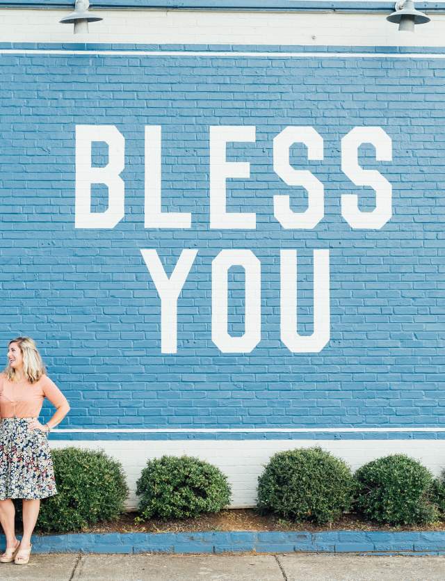bless you mural downtown Opelika