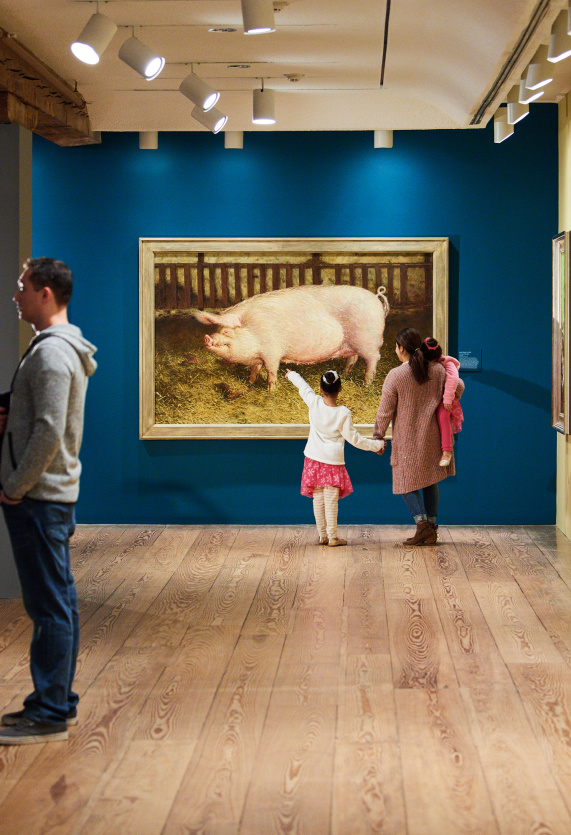 Wyeth gallery inside the Brandywine Museum of Art