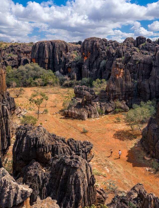 limestone cliffs and landscape at Mimbi Caves near Fitzroy Crossing, the Kimberley