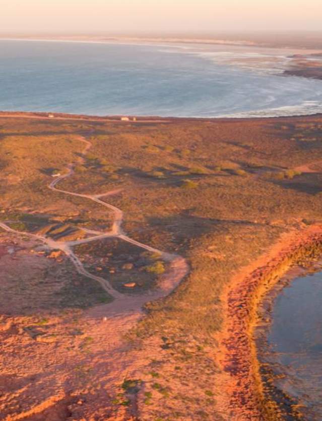 Aerial View of Cape Keraudren camping, CJ Maddock