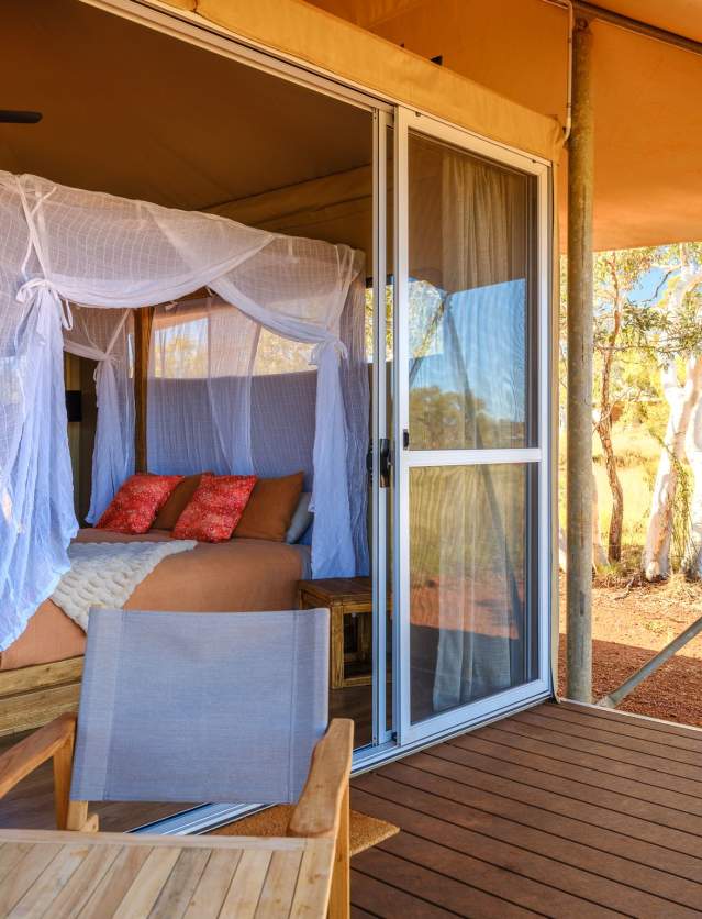 Luxury Eco Tent at Karijini Eco Retreat in the Pilbara
