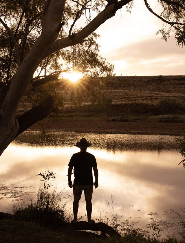 A river view near Nullagine in the Pilbara region of Western Australia