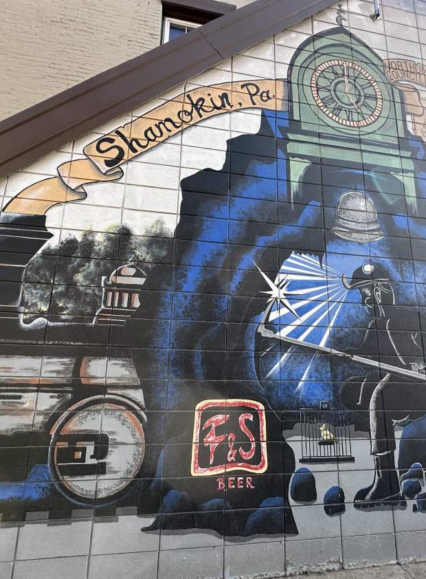 Shamokin Mural Train
