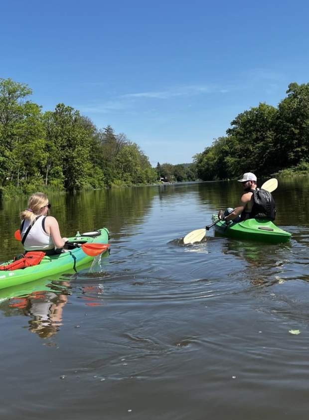 Kayakers on Penns Creek