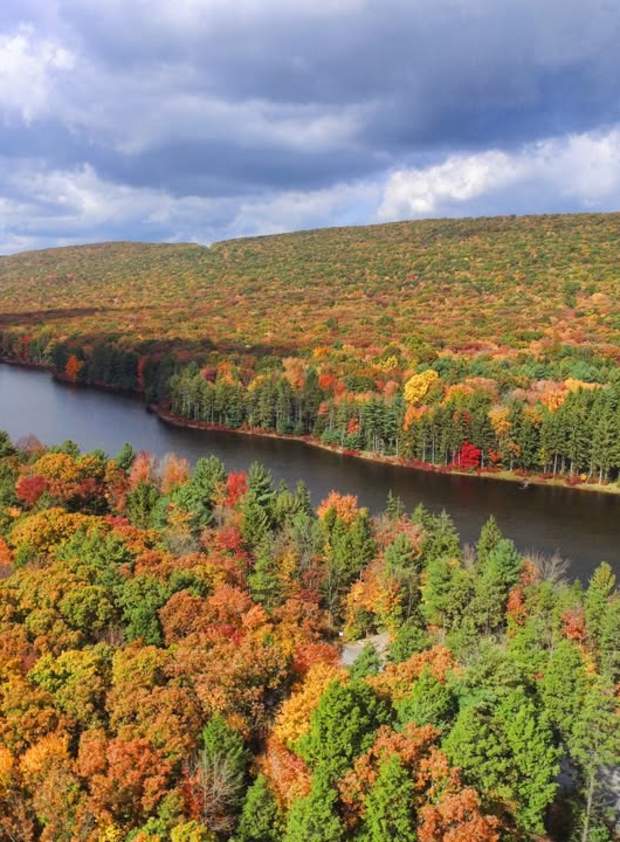 Beautiful Fall Foliage at Weiser State Forest