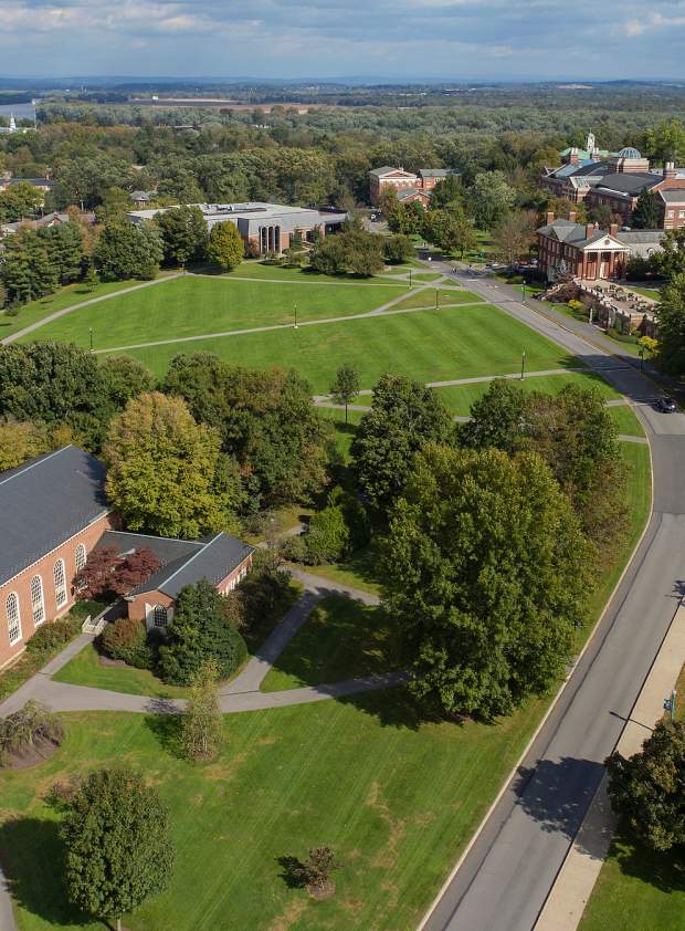 Aerial of Church