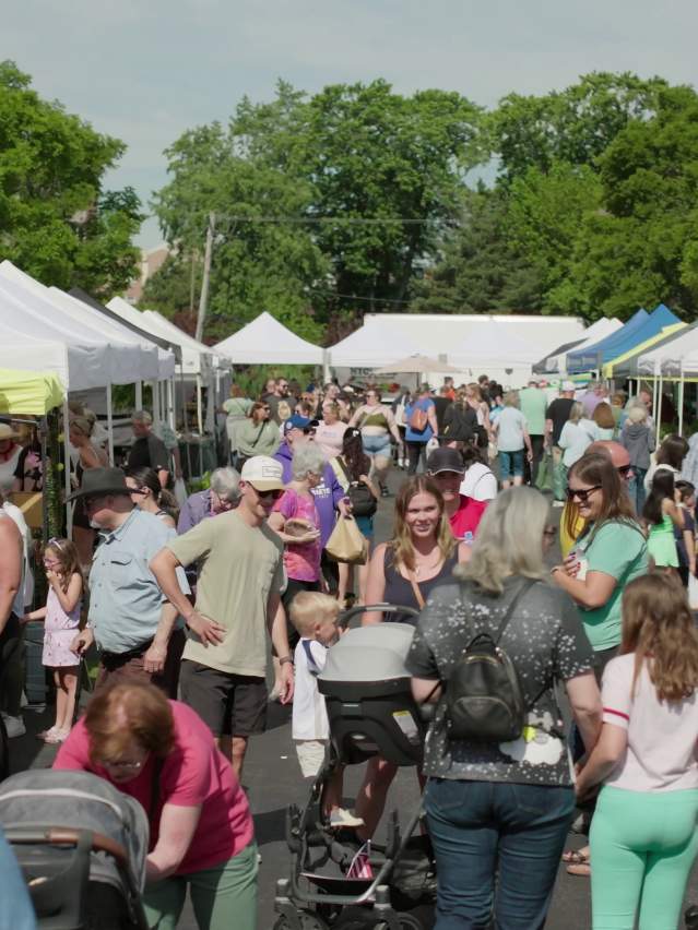 Farmers market opening day