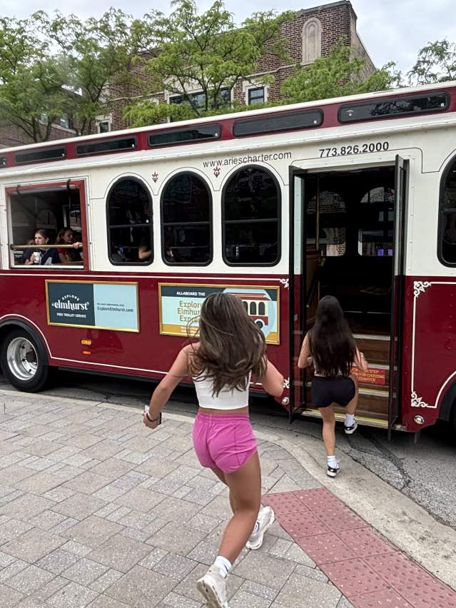 red trolley