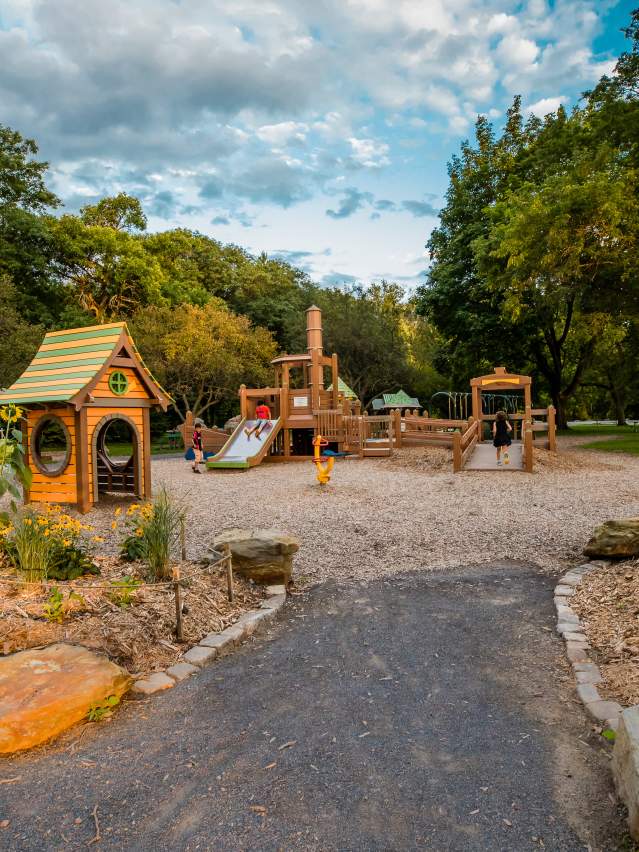 accessible playground at Stewart Park