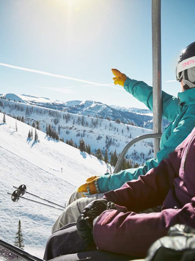 Chairlift at Targhee