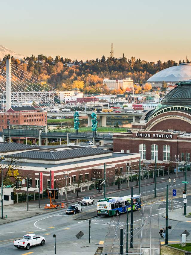 Downtown Tacoma and the Museum District