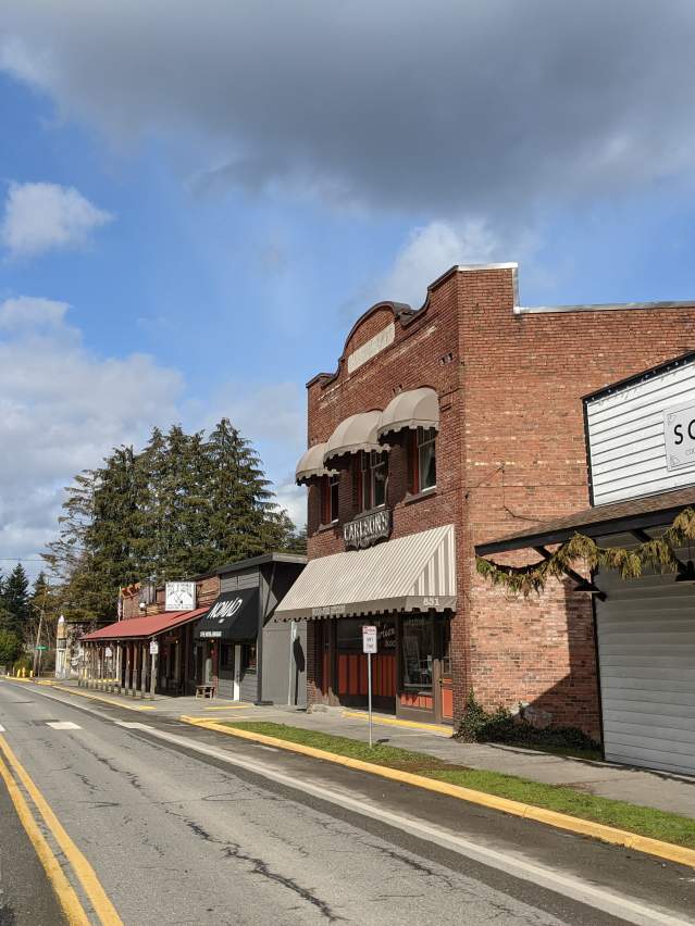 Church Street in Wilkeson Washington