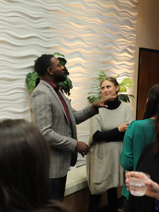 Social meeting at Mayborn