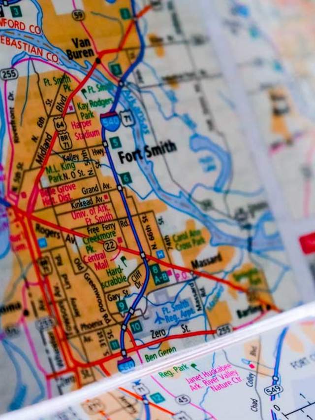Map of Fort Smith