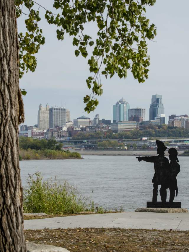 Kaw Point view