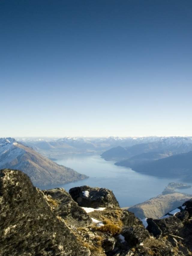 Hiking above Queenstown from Ben Lomond