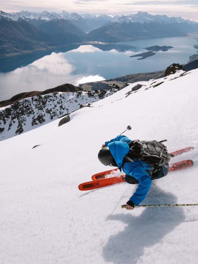 Skiing in Queenstown
