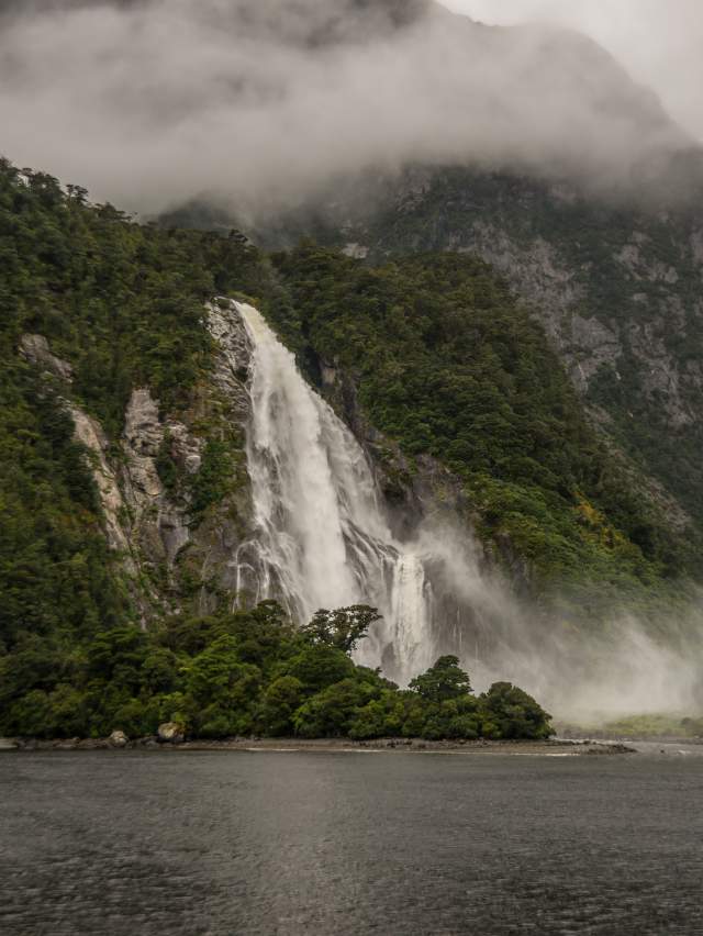 Milford Sound on a Rainy Day