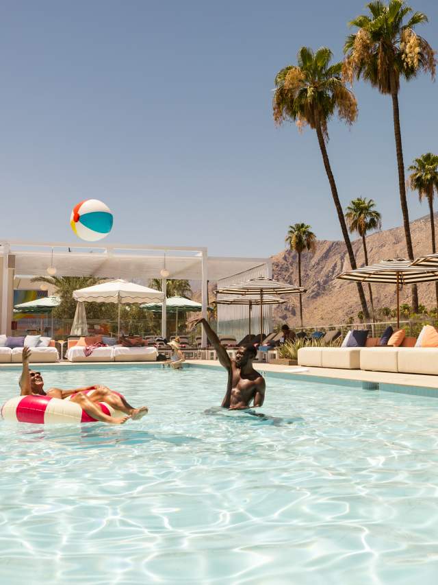 Pool scene at Thompson Palm Springs