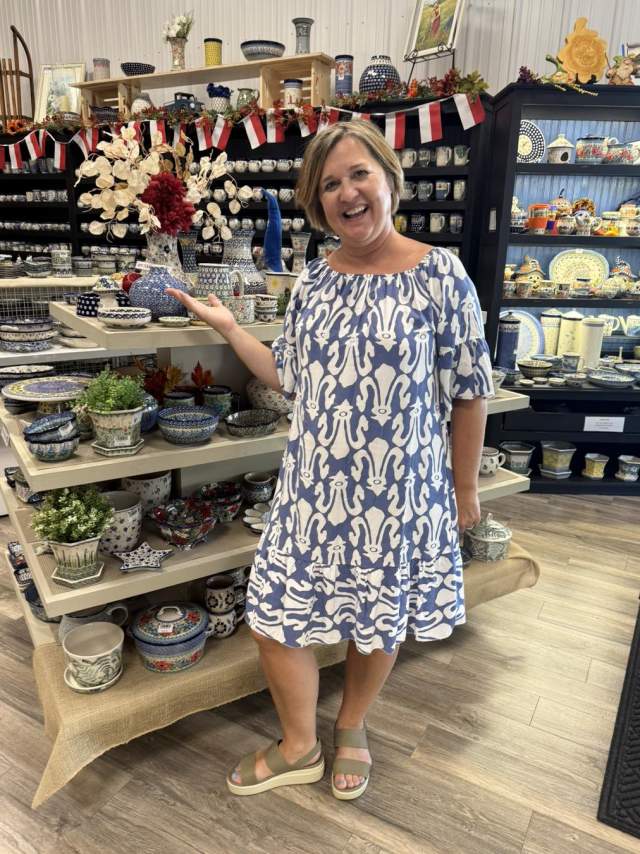 Photo of Rebecca Gengler - Owner of More Polish Pottery