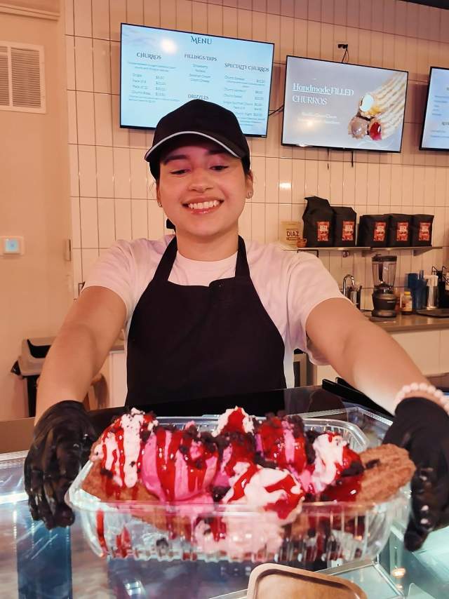 Churro Sundae Served by Melissa