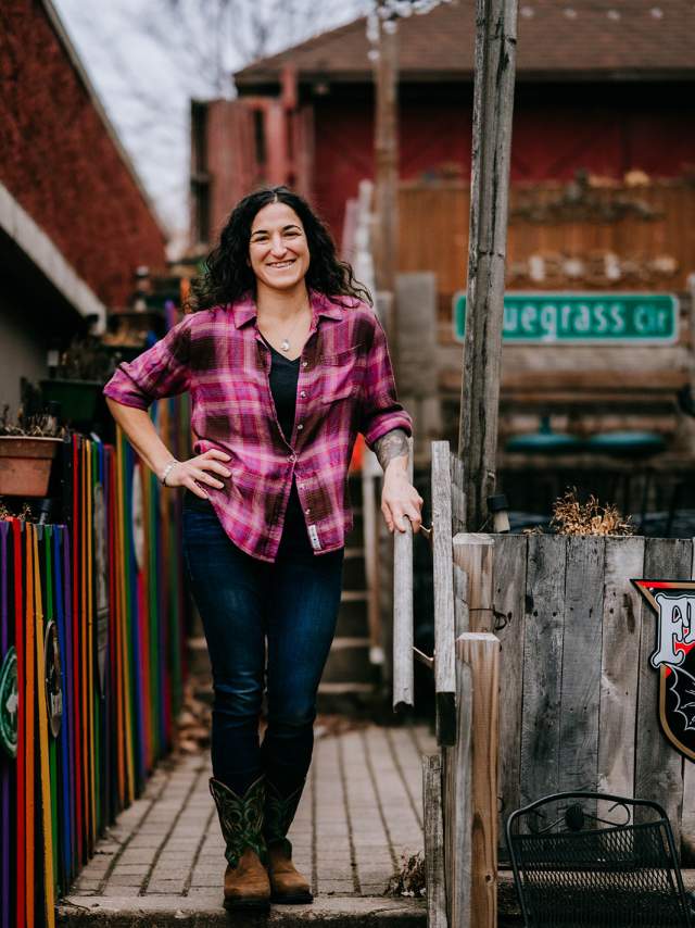 Melissa in the Beer Garden