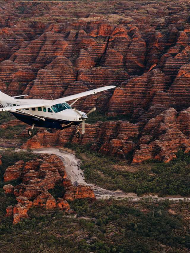 Aviair flying over the Bungles