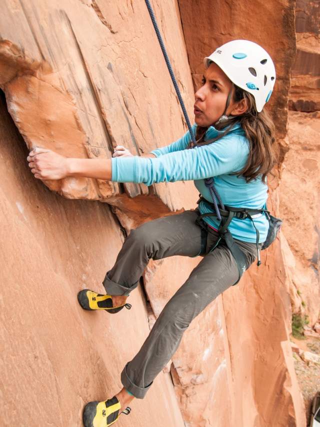 rock climbing