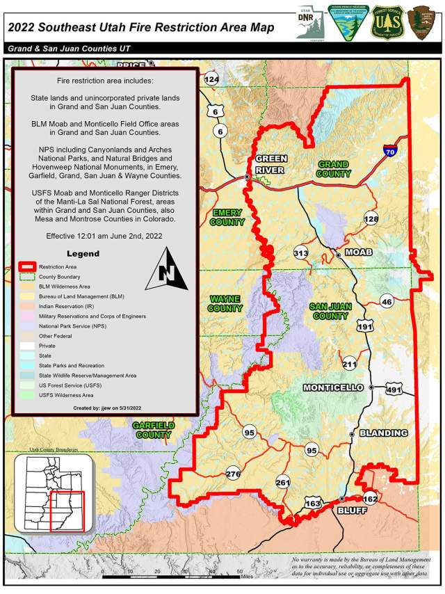 SE Utah Fire Restrictions