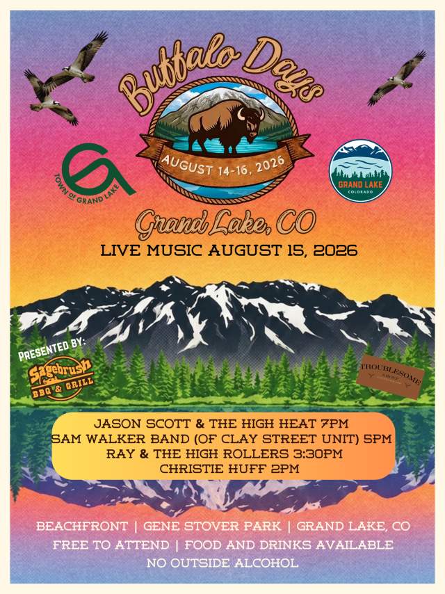 Buffalo Days 2026 concert poster