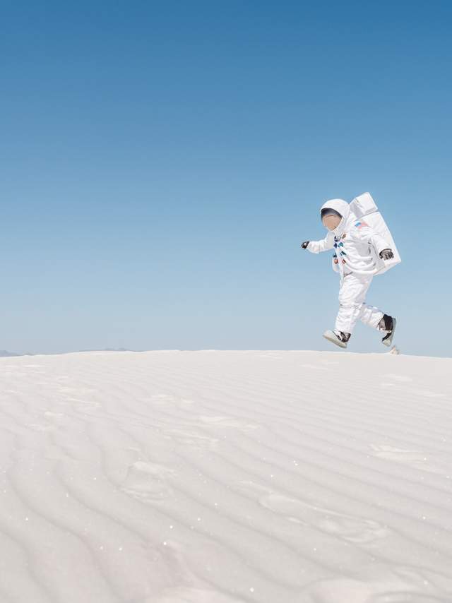 Astronaut at White Sands