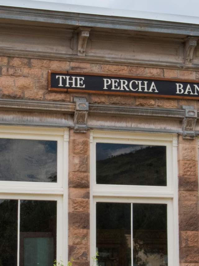 The Percha Bank in the ghost town of Kingston, NM