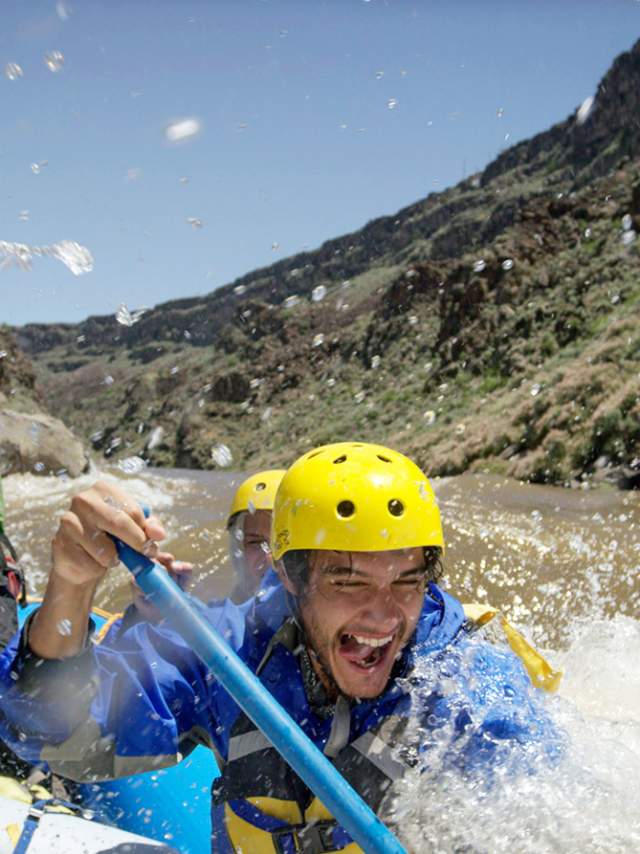 The Venturesome Traveler, seeking an outdoor adventure try rafting the Rio Grande in New Mexico