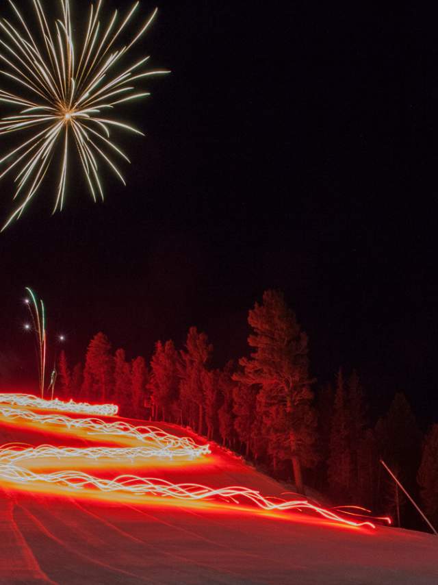 Red River torchlight parade