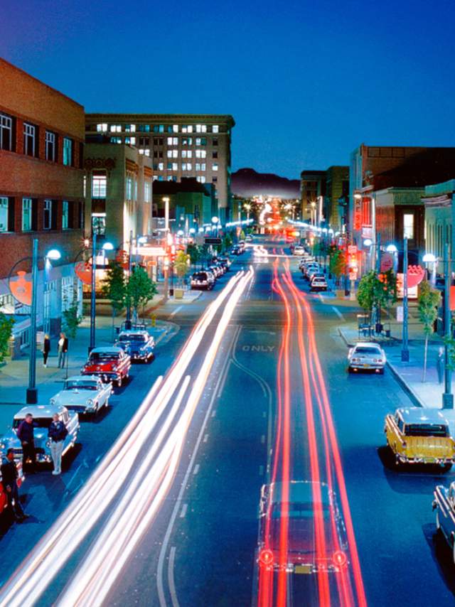 Route 66 in downtown Albuquerque