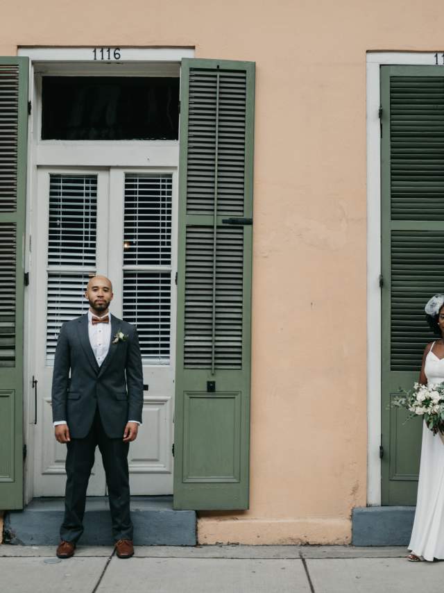 Wedding Couple French Quarter