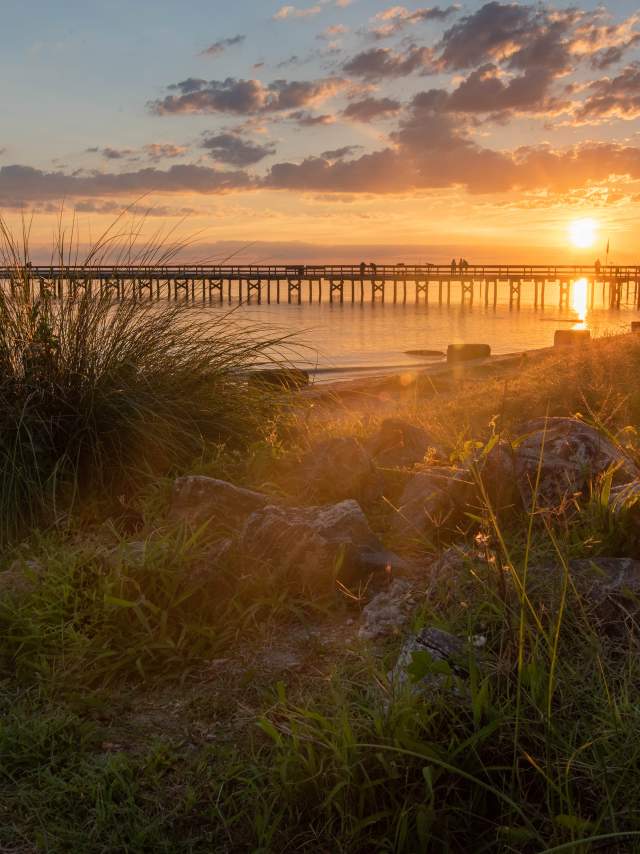 Hilton Pier Sunset