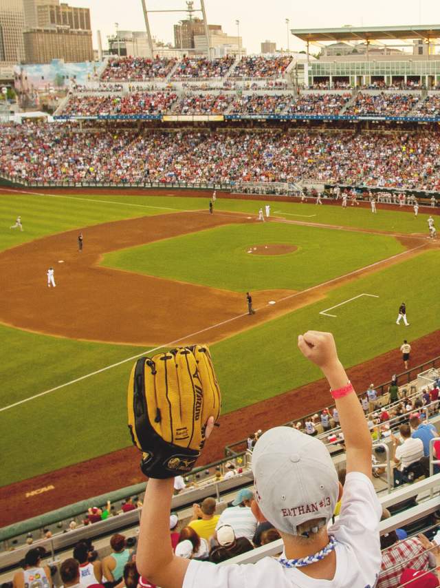 Every year, Omaha hosts the Men's Baseball College World Series