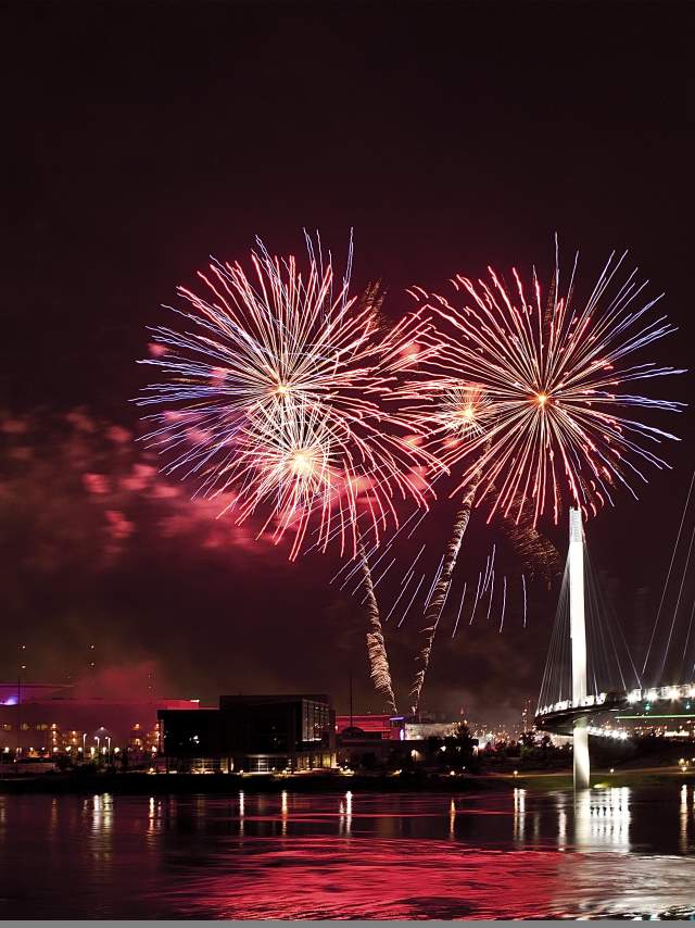 Omaha Skyline Fireworks