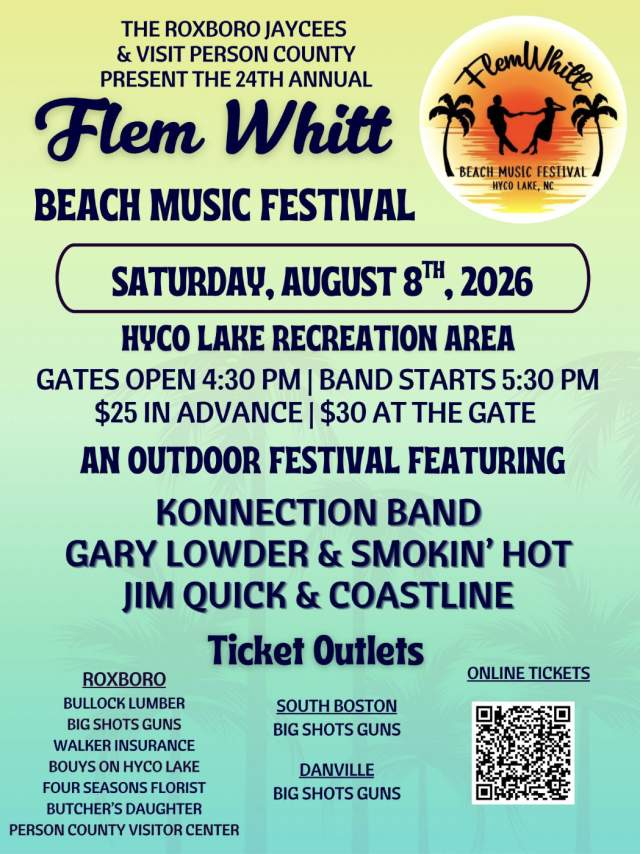 Flem Whitt Beach Music Festival
