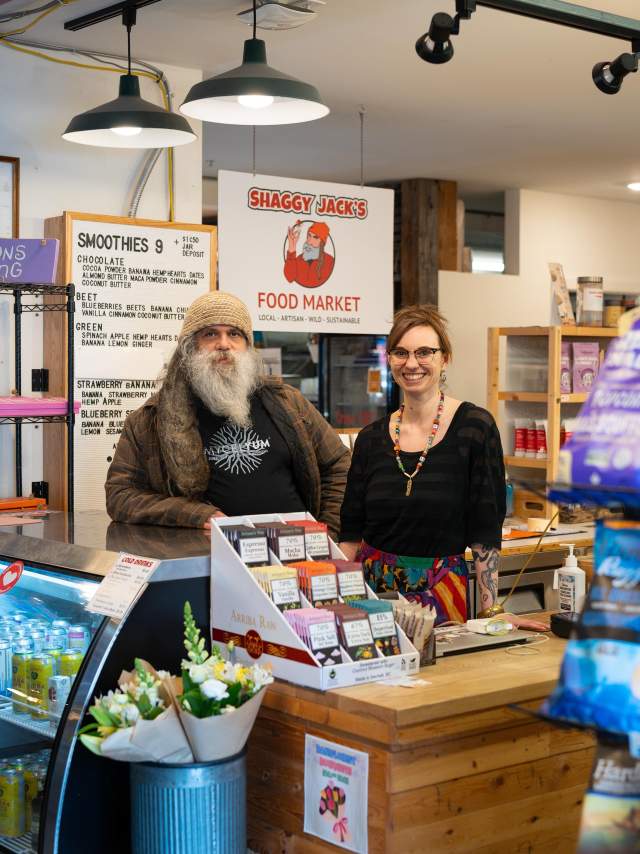 Jody and Andrea of Shaggy Jack's.