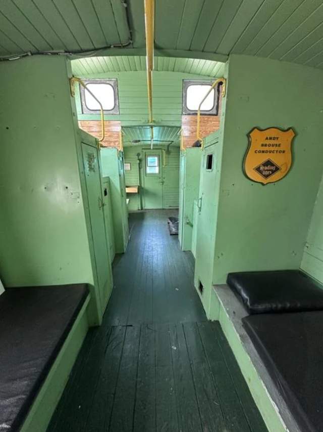 Living quarters for railroad workers.