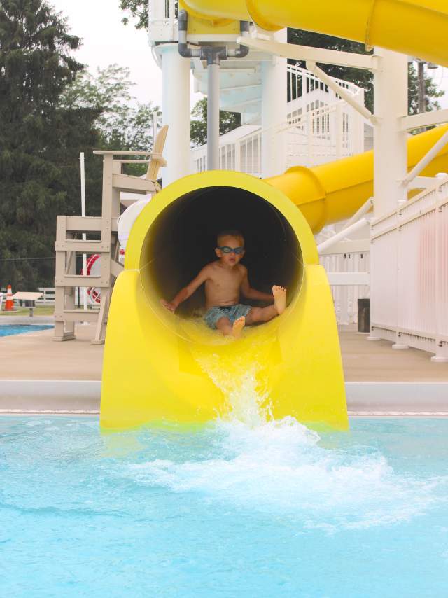 Plain City Pool Slide